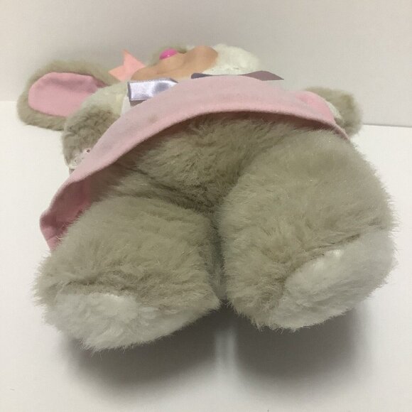 Vintage Blushables Blushing Bunny Rabbit Plush A Little Happiness 13" Works READ - Picture 5 of 16